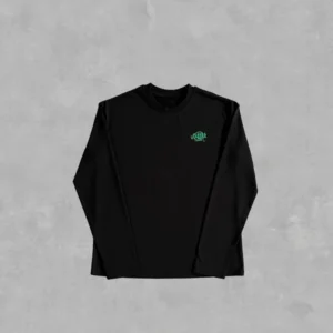 SYNA-LONGSLEEVE-BLACK-GREEN SWEATSHIRTS