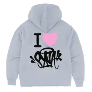 I HEART SYNA GREY HOODIE