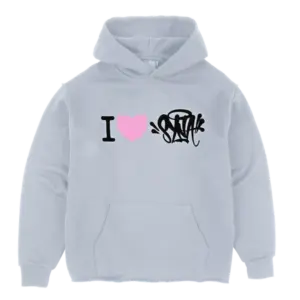 I HEART SYNA GREY HOODIE