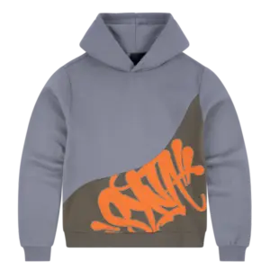 SYNA SLICE HOODIE GREY brown