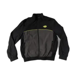 SYNAWORLD ‘SYNA LOGO’ SHELL – BLACK-GREY-YELLOW TRACKSUIT