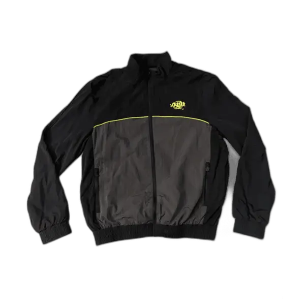 SYNAWORLD ‘SYNA LOGO’ SHELL – BLACK-GREY-YELLOW TRACKSUIT