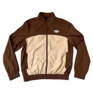 SYNAWORLD ‘SYNA LOGO’ SHELL – BROWN-BEIGE TRACKSUIT