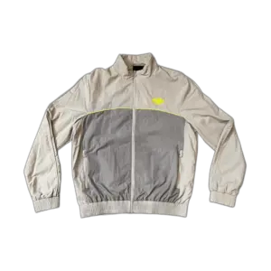 SYNAWORLD ‘SYNA LOGO’ SHELL – CREAM-GREY-YELLOW TRACKSUIT
