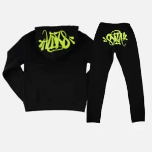 Synaworld ‘Syna Logo’ Black Green Tracksuit